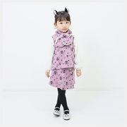 【130cm~150cm】ラップショートパンツ!ハート CAT ジャガード