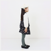 【130cm~150cm】ラップショートパンツ!ハート CAT ジャガード