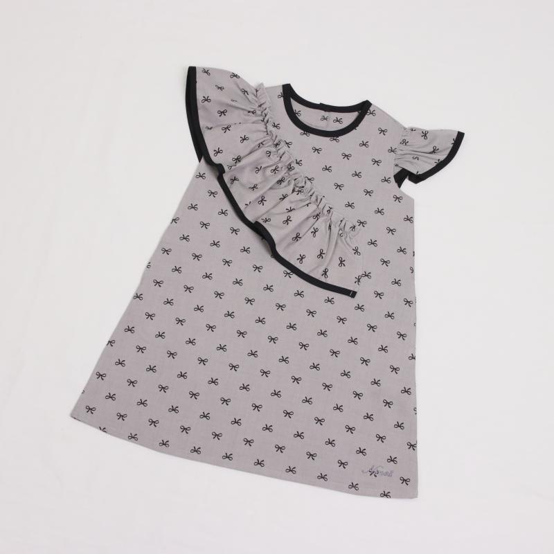 ミニリボンプリントジャンパースカート