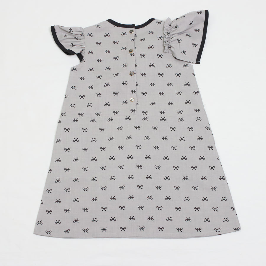 ミニリボンプリントジャンパースカート