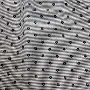 グレンチェックミニフラワーチュニック