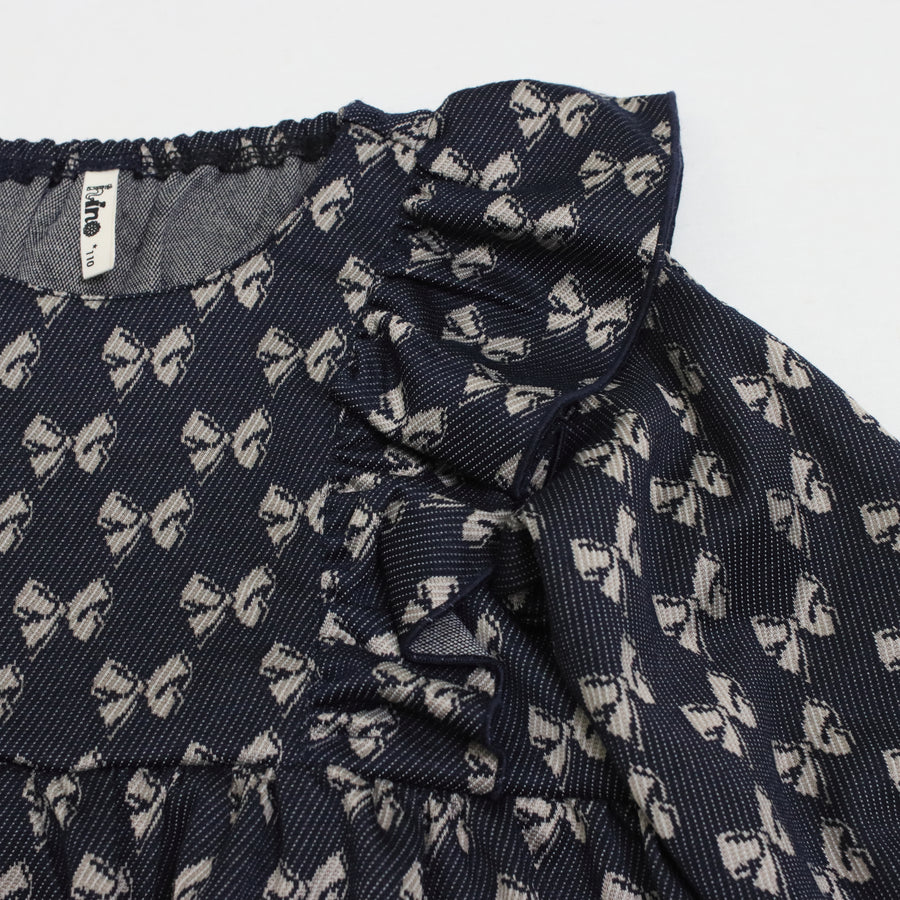 リボンジャガードプルオーバー