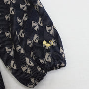 リボンジャガードプルオーバー