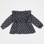 リボンジャガードプルオーバー