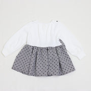 グレンチェックミニフラワーチュニック