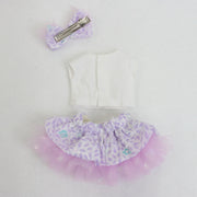 トップス&スカート ラメドットチュールパニエ