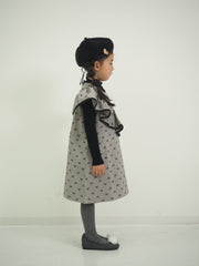 ミニリボンプリントジャンパースカート