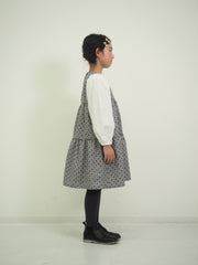 グレンチェックミニフラワーワンピース