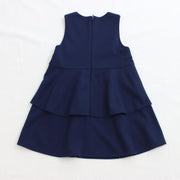 ２段ペプラムワンピース