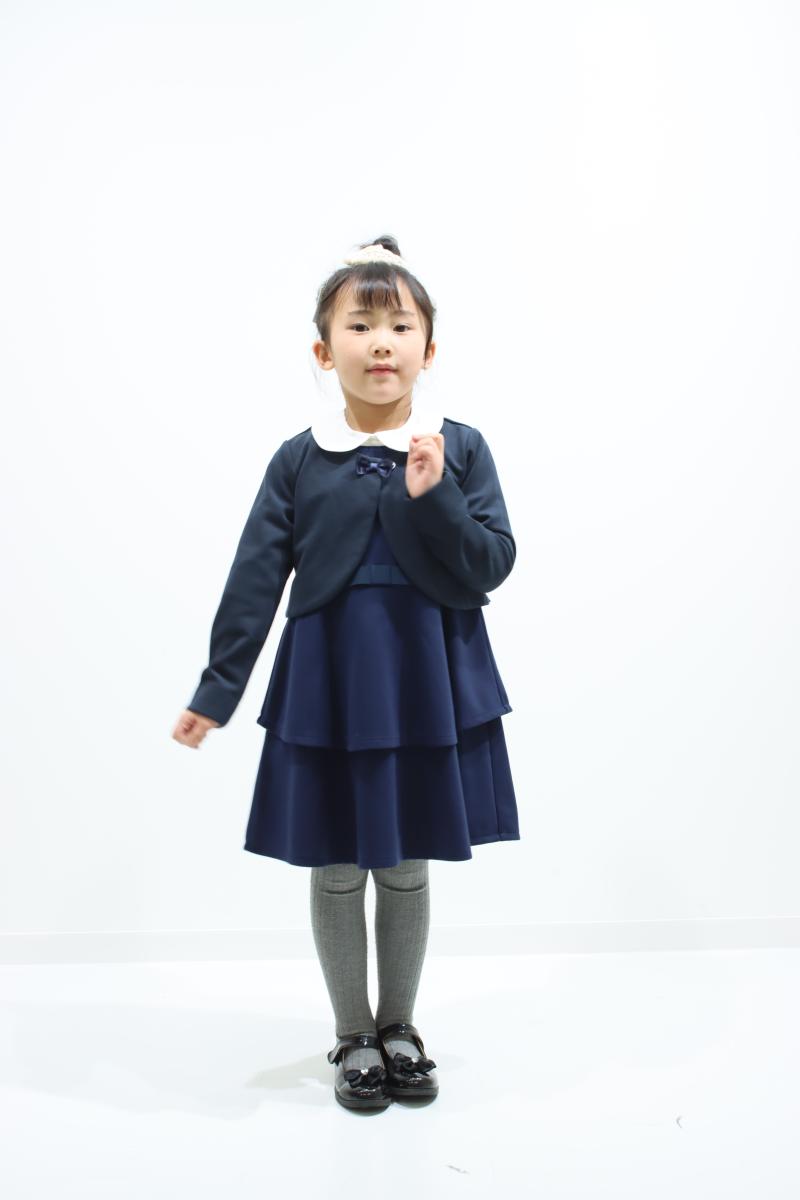 ２段ペプラムワンピース