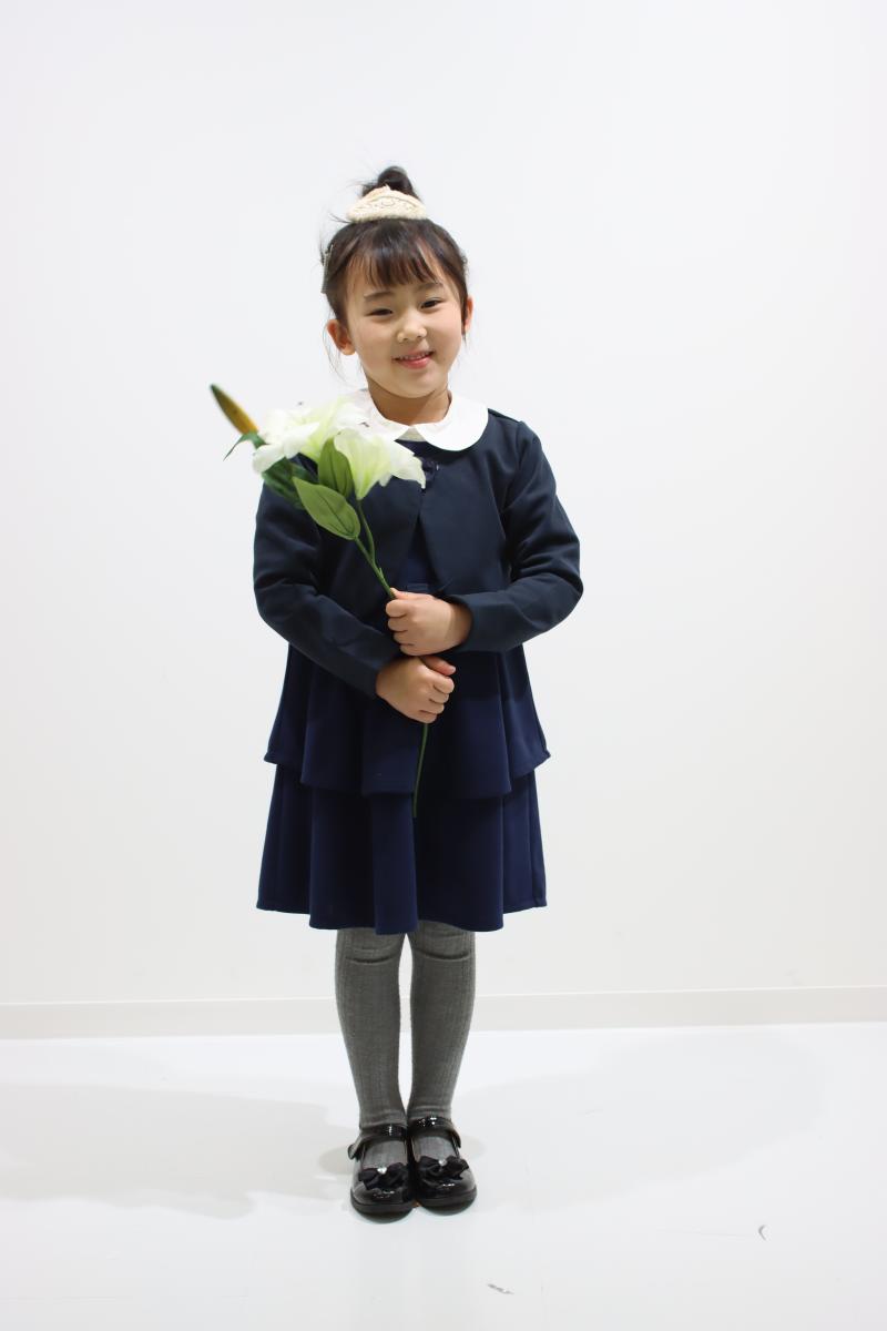 ２段ペプラムワンピース