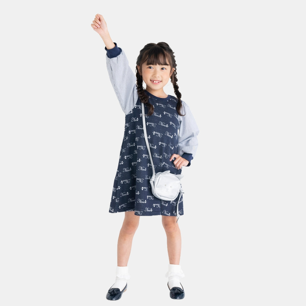☆新品、未使用☆ インレーロゴジャガード 半袖ハイネックワンピース ＜ロゴ柄＞ PEARLY GATES（パーリーゲイツ）の「【PEARLY GATES】PGロゴ