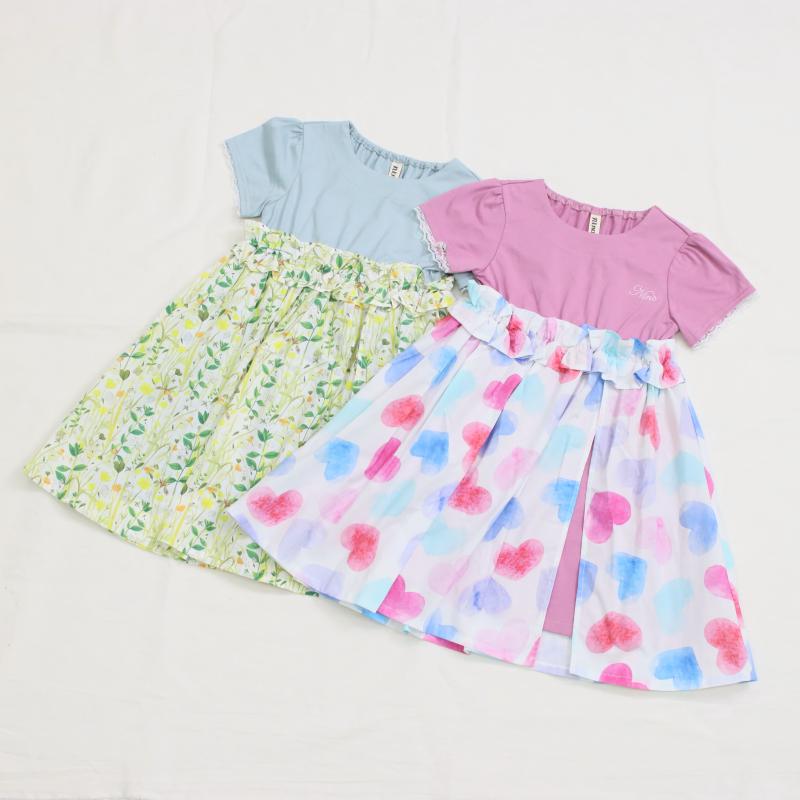 (Heart and flower pattern) dress