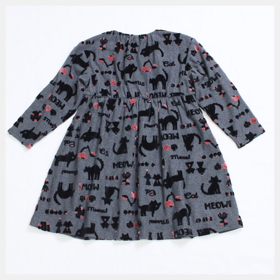 Dress | Velvet CAT | nino original cat pattern