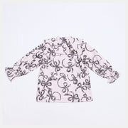 Blouse | Ribbon print