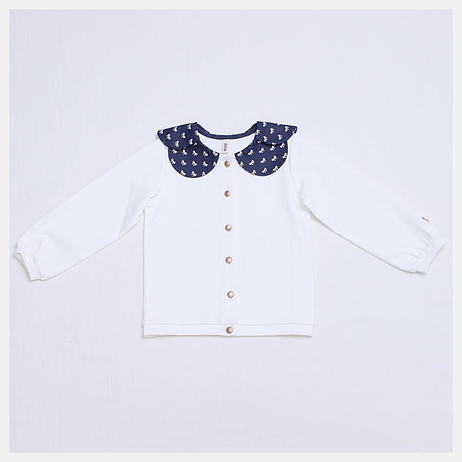 5 cut and sew blouses | Mini ribbon print