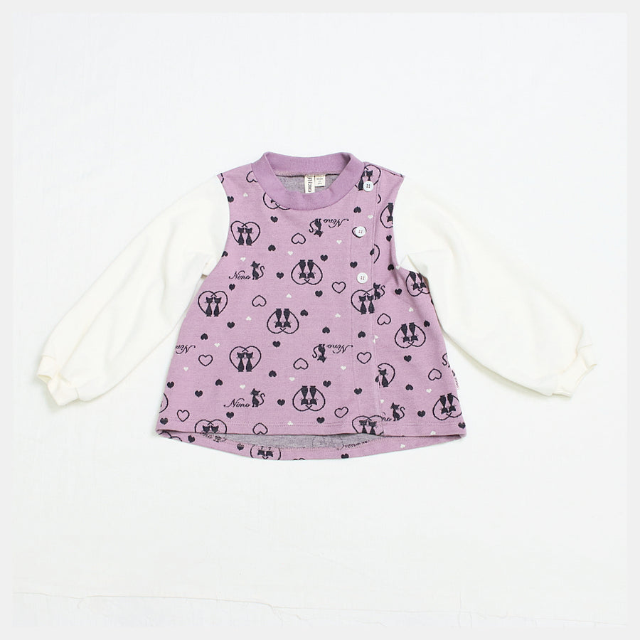 Pullover | Heart CAT Jacquard