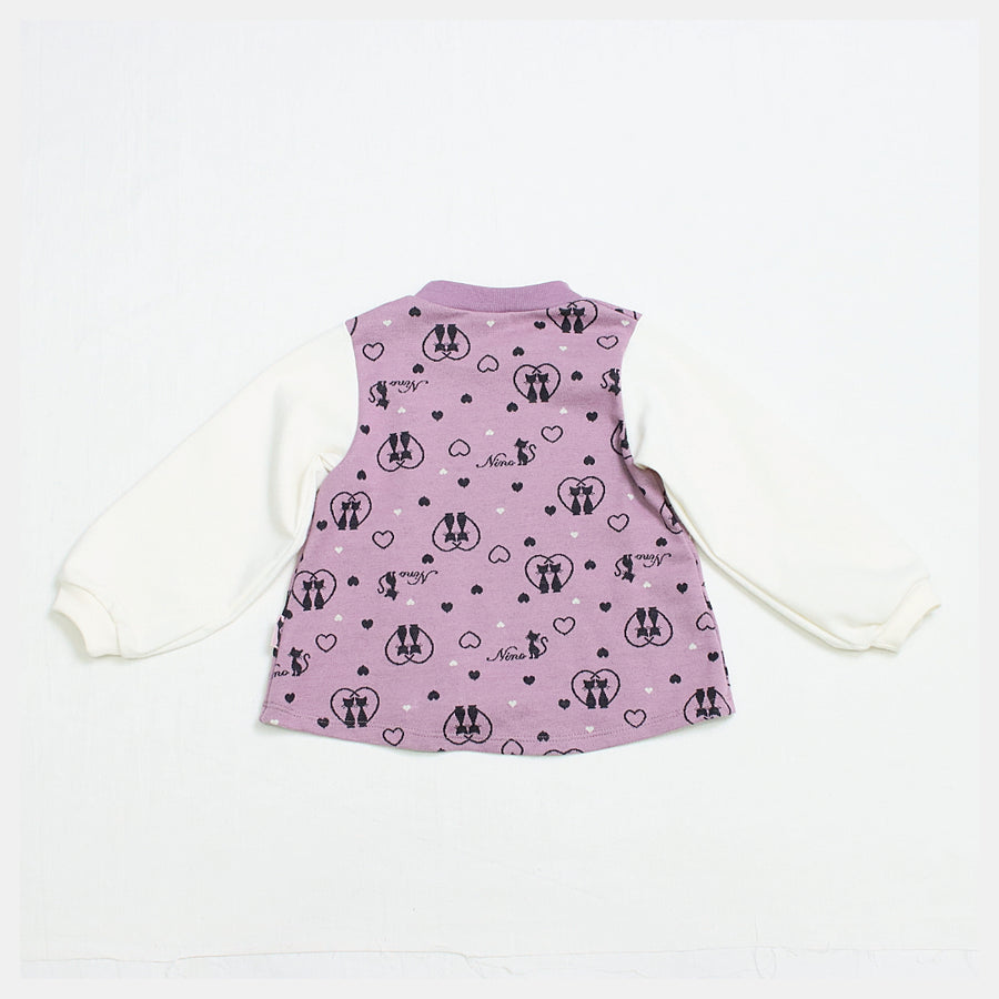 Pullover | Heart CAT Jacquard