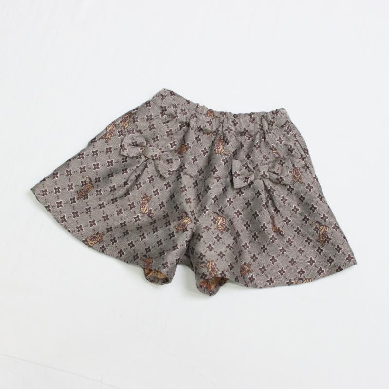 Culottes skirt | Cat monogram jacquard