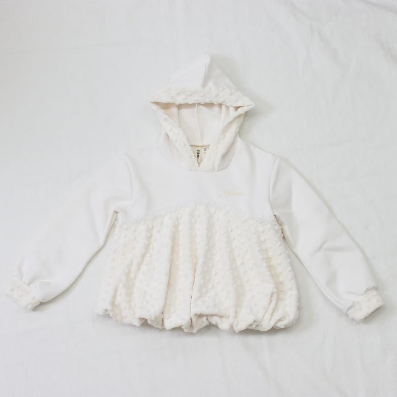 ポコポコベロア パーカ