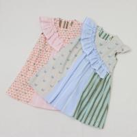 ななめショルダーフリルワンピース