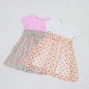 【フラワープリント＆チェリープリント】ワンピース