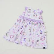 ラベンダーねこプリント　2WAYワンピース