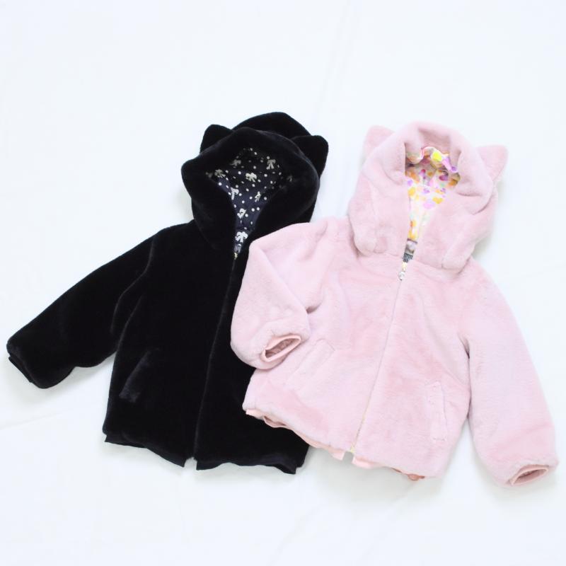 ねこ耳フーテッド　ファージャケット☆