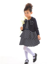 ドットペプラムワンピース