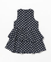 ドットペプラムワンピース