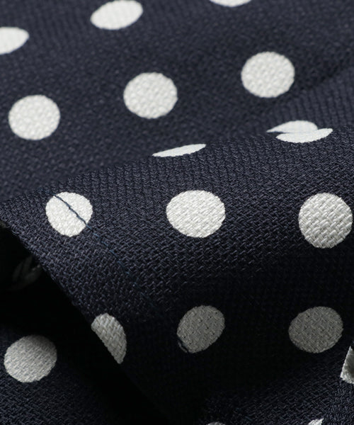 ドットペプラムワンピース