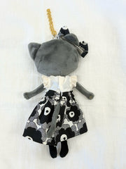 Monotone flower dress