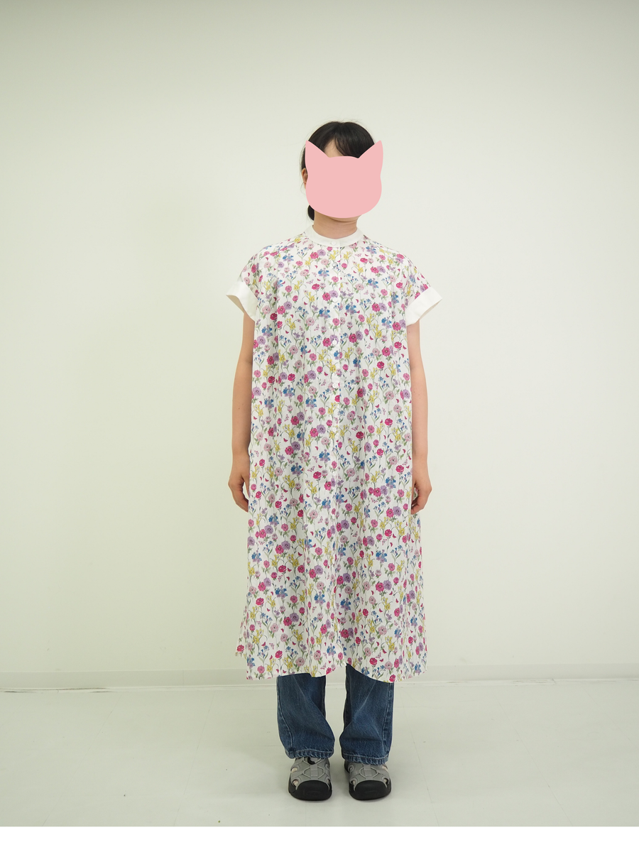 フラワープリント/大人ワンピース