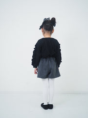 オリジナルねこプリント　袖フリルロングTee☆