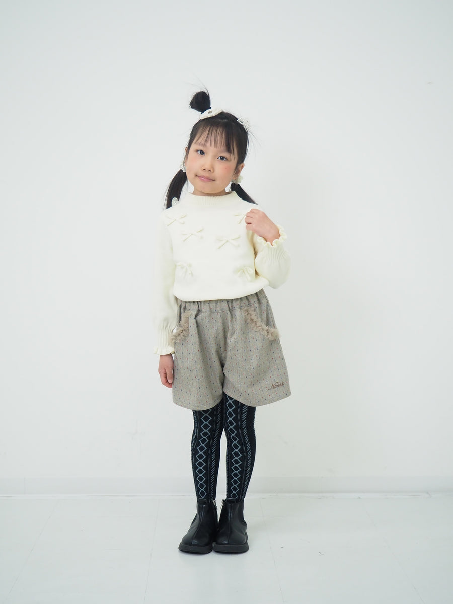 リボン付き　クルーニット☆