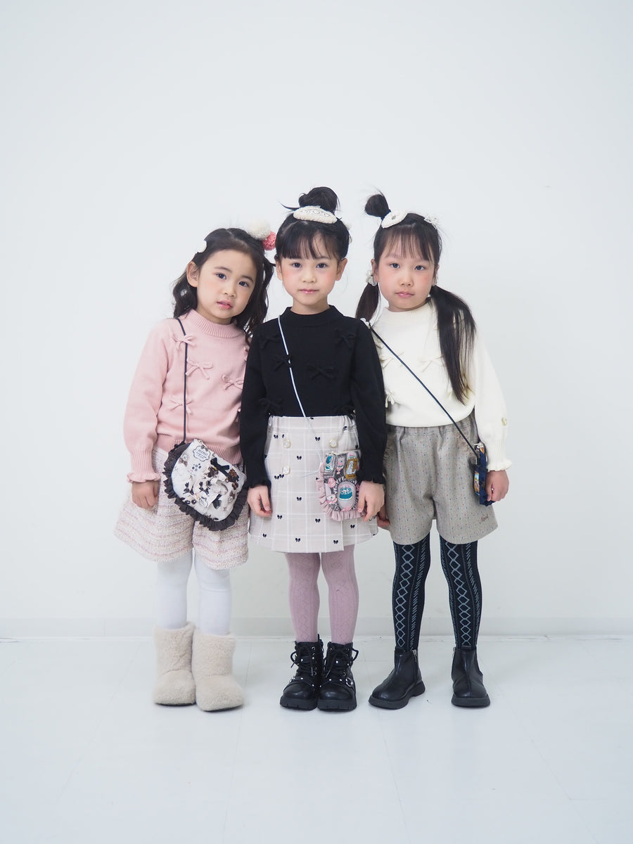 リボン付き　クルーニット☆