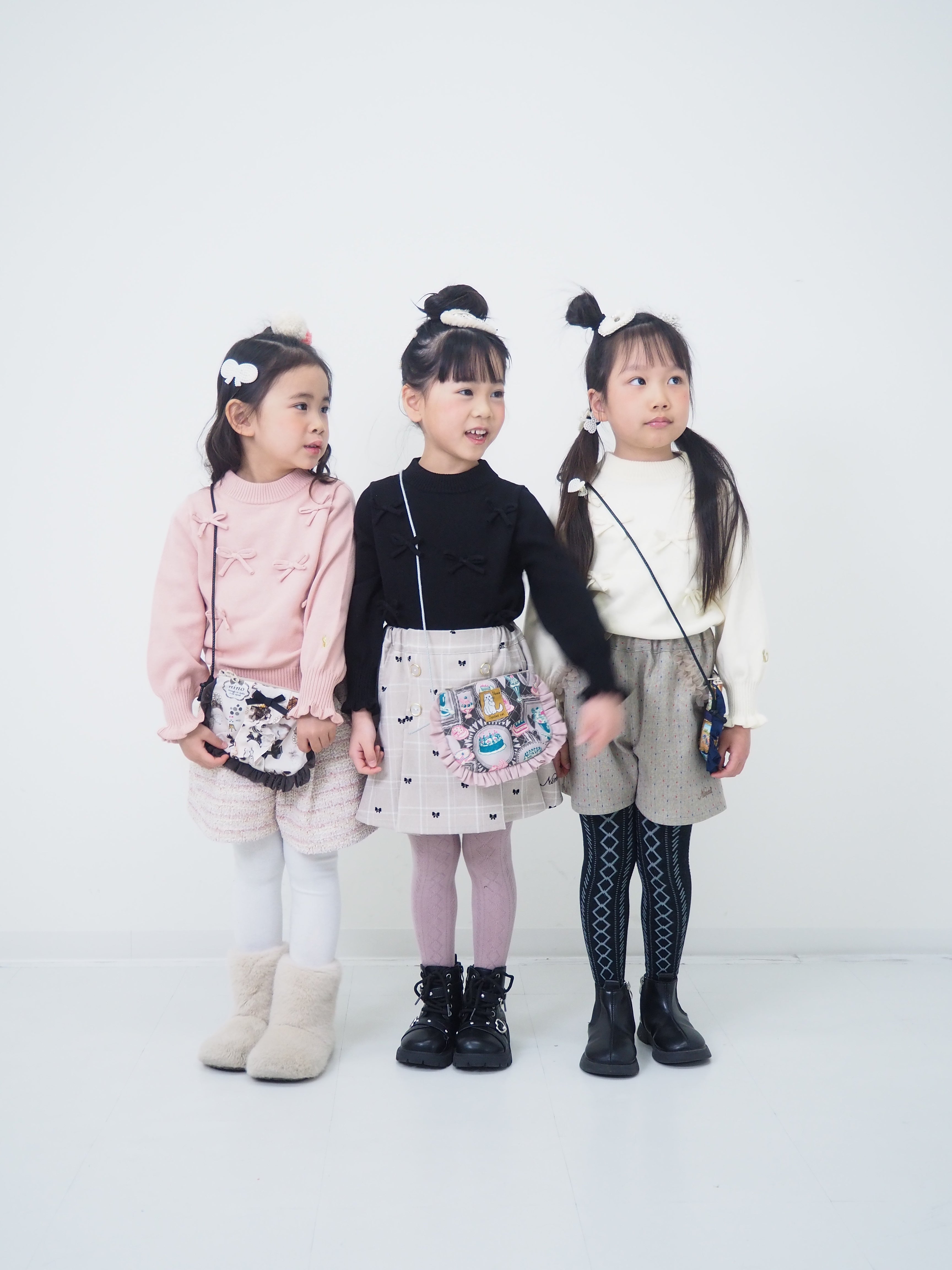 リボン付き　クルーニット☆