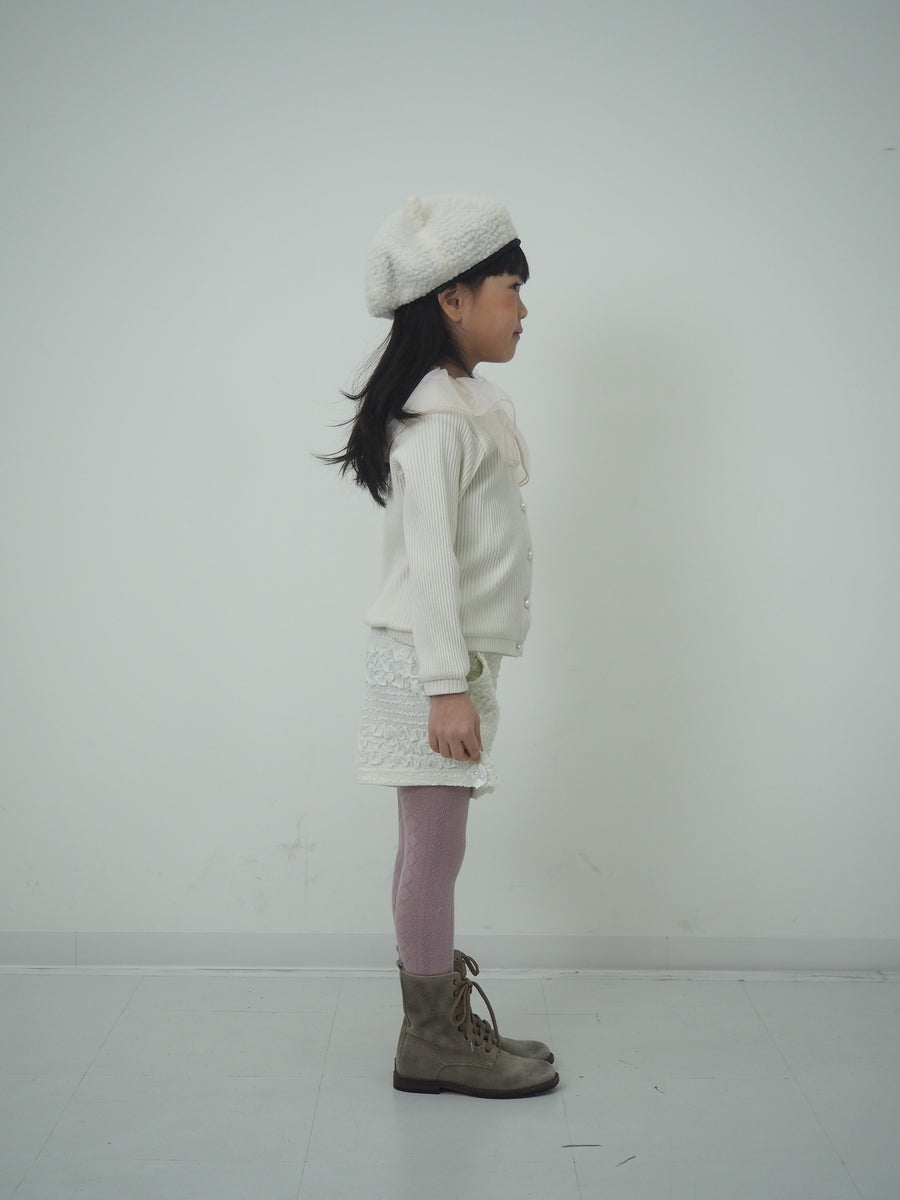 ポコポコボーダージャガード　ショートパンツ