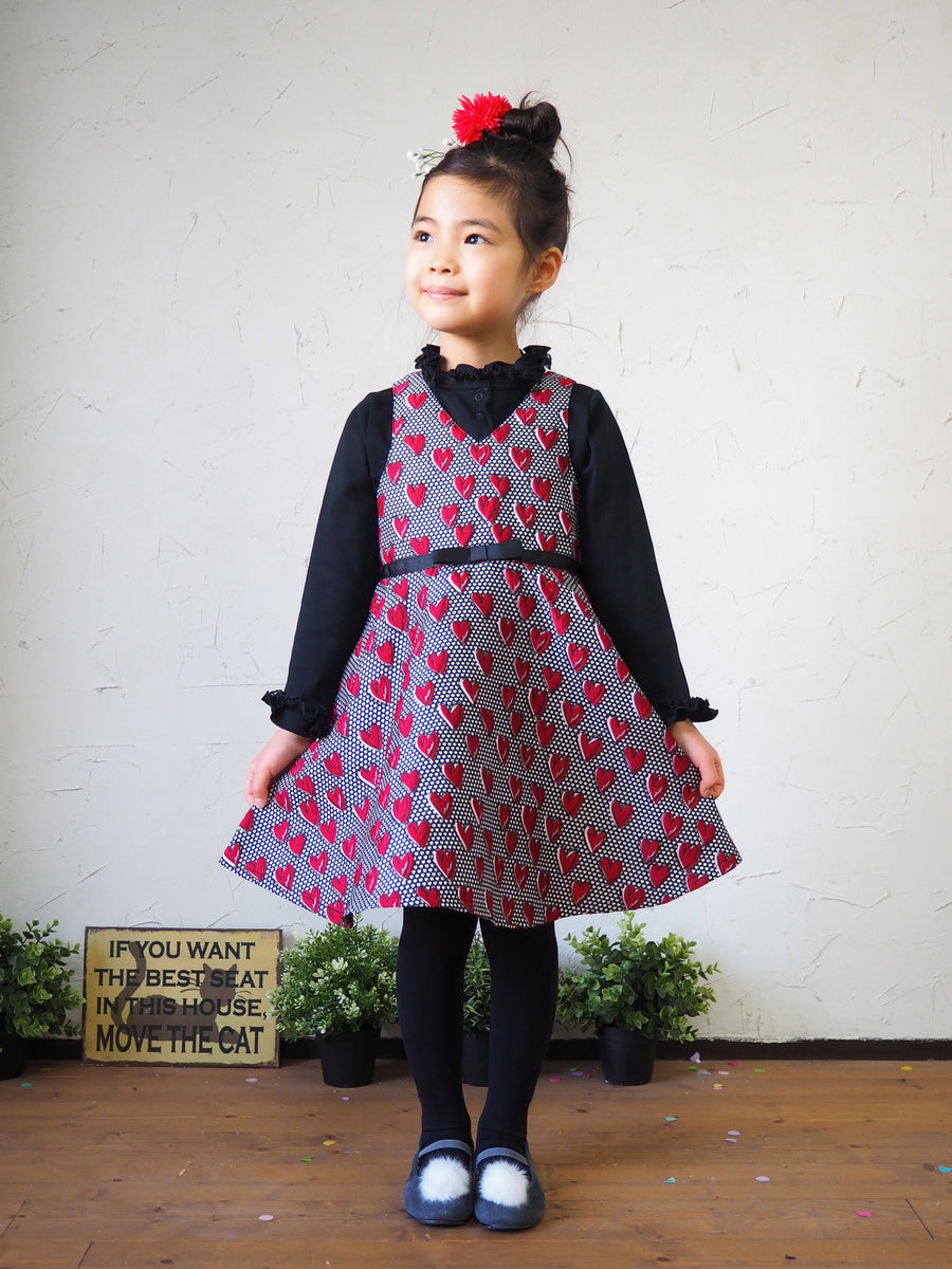 [90~120cm] Ruffled collar T-shirt