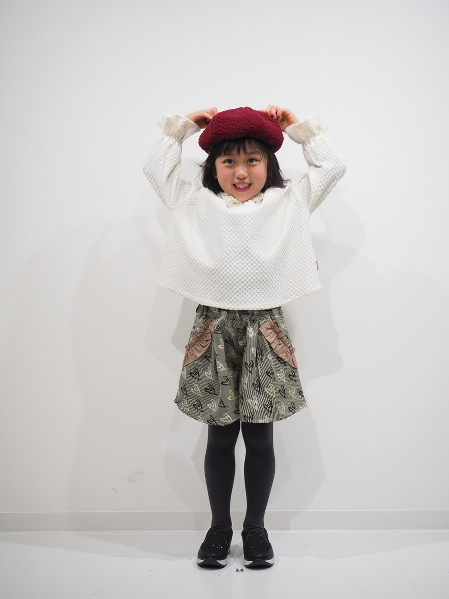 ななめハートジャガードショートパンツ