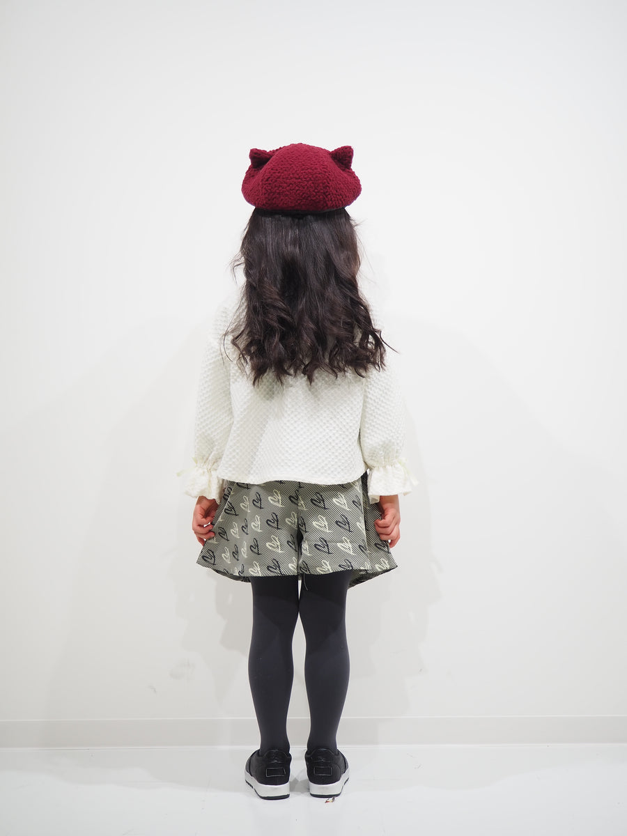 ななめハートジャガードショートパンツ