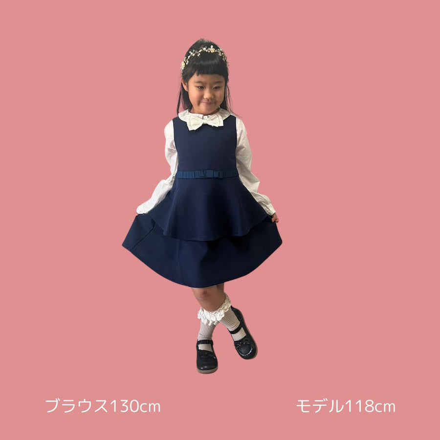 リボンブラウス