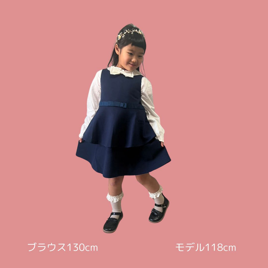 リボンブラウス