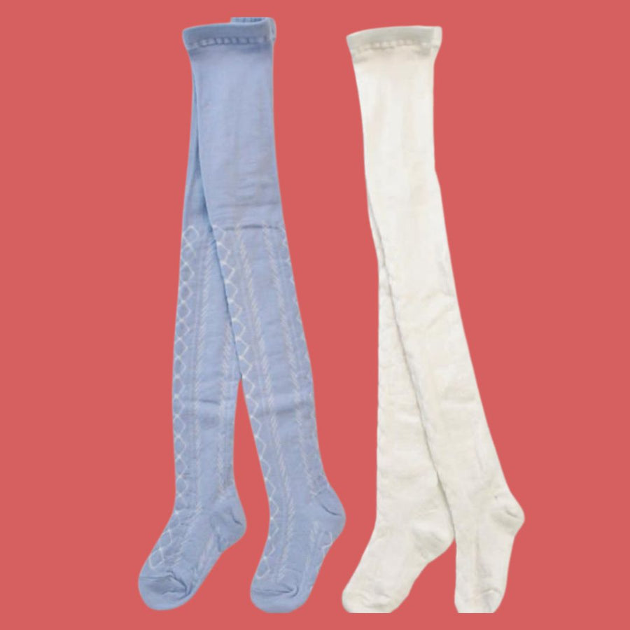 【85cm~125cm】ninoオリジナル・ジャガードタイツ｜フォーマル