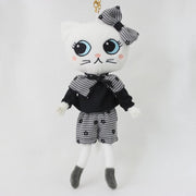 フラワー＆千鳥格子柄のセットアップ