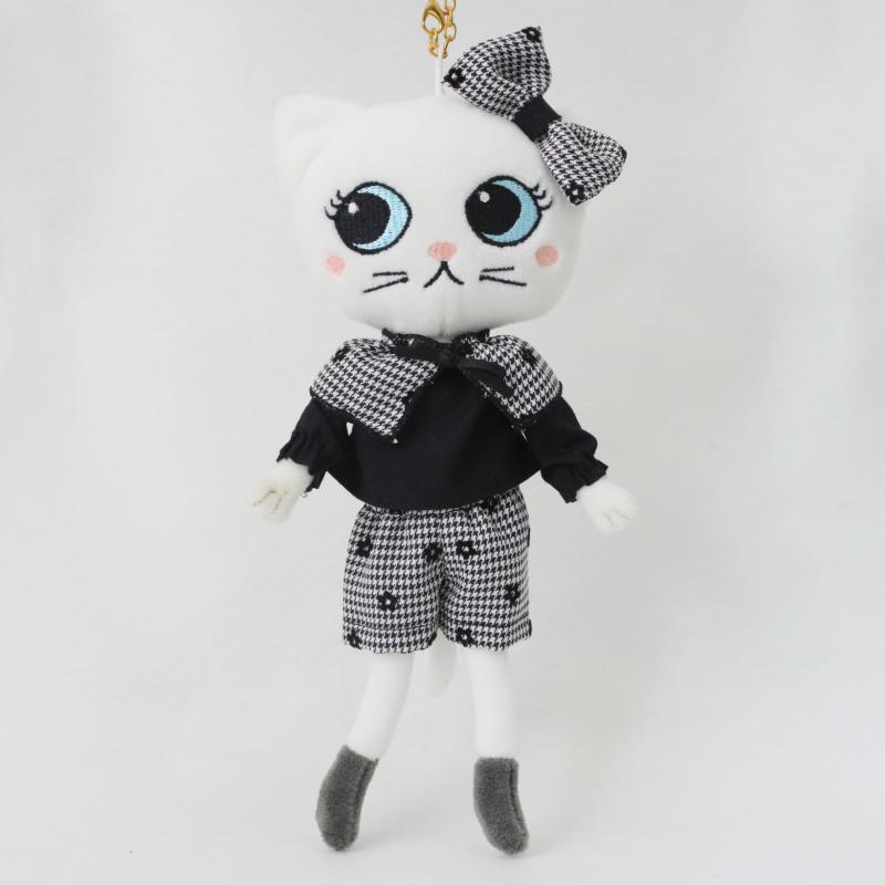 フラワー＆千鳥格子柄のセットアップ