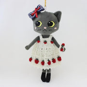 いちごのあみあみワンピース