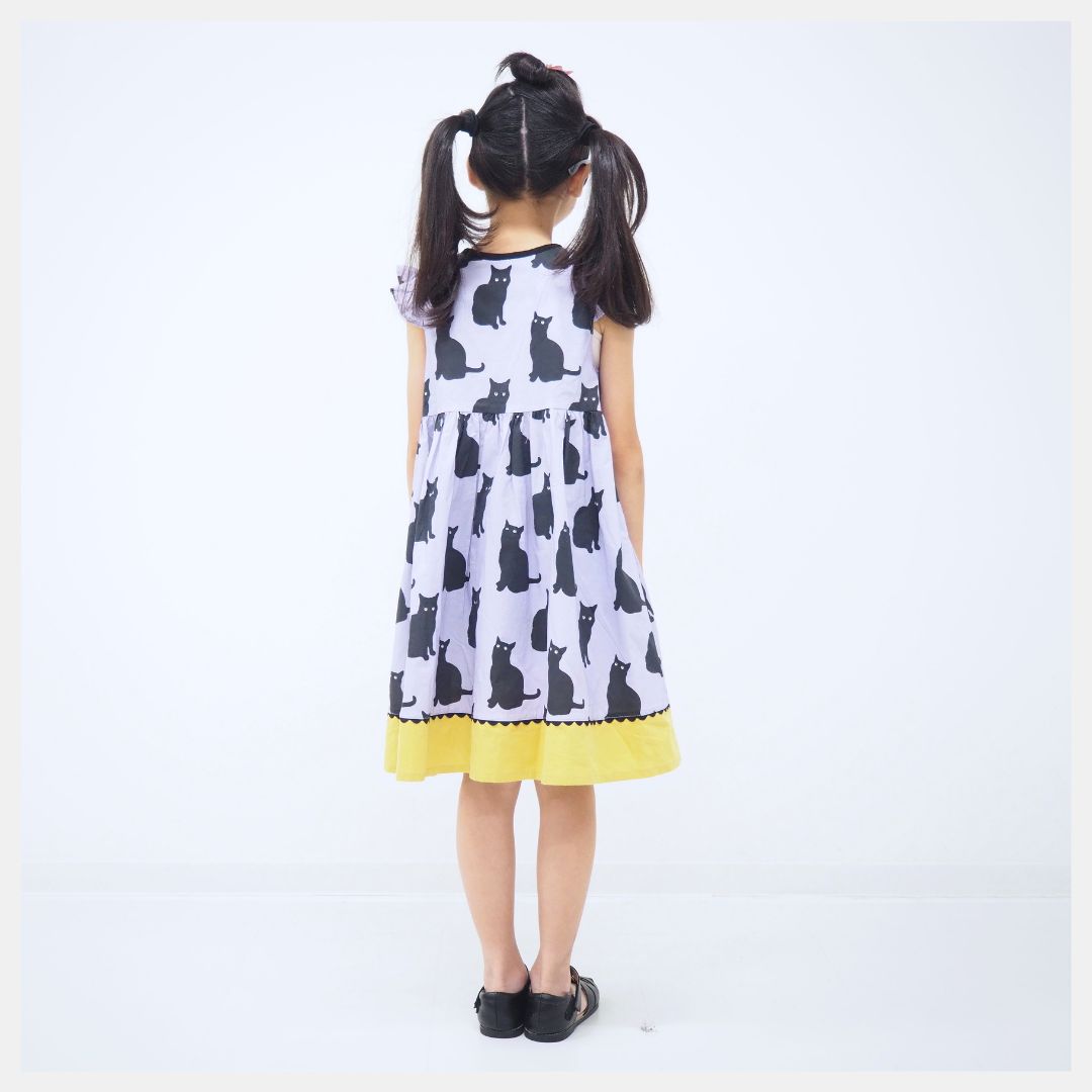 130~140cm】ワンピース｜くろねこプリント – nino公式オンラインショップ
