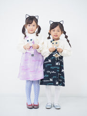 ロゴ＆CATジャガード　ボレロワンピース☆