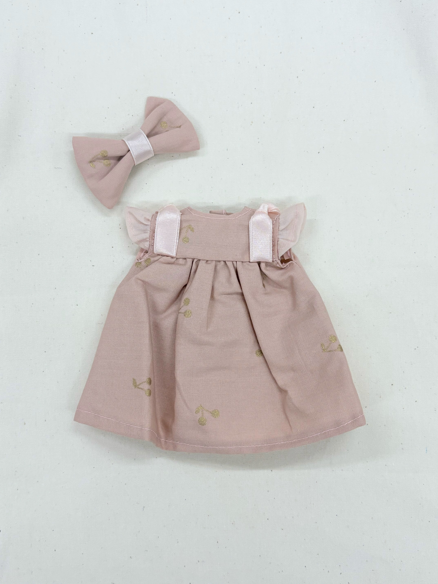 Baby pink cherry dress